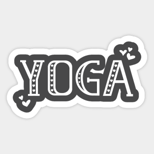 Yoga Women Gift Fitness Workout Gym Exercise Sticker